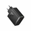 Fast charger Baseus Cube Pro 65W — 3 ports (2×USB-C, 1×USB-A), 110–240V, AC indoor, universal compatibility, black, 0.154 kg