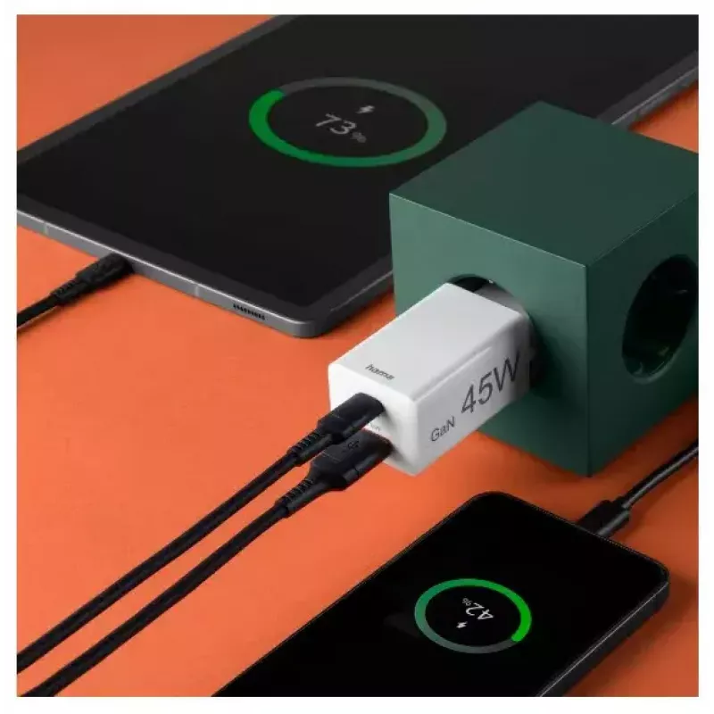 Hama 00201993 mobile device charger Mobile phone, Laptop, Smartphone, Tablet White AC Fast charging Indoor