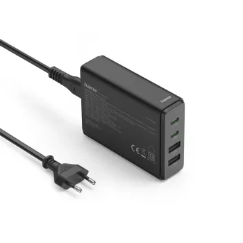 Hama 00201979 mobile device charger Laptop, Power bank, Smartphone, Tablet Black AC Fast charging Indoor
