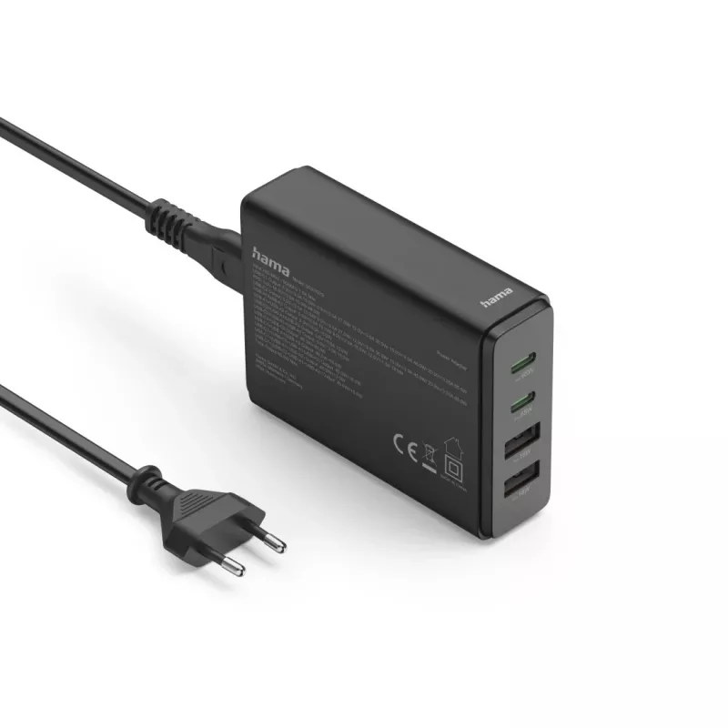 Hama 00201979 mobile device charger Laptop, Power bank, Smartphone, Tablet Black AC Fast charging Indoor