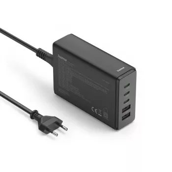 Hama 00201978 mobile device charger Laptop, Power bank, Smartphone, Tablet Black AC Fast charging Indoor