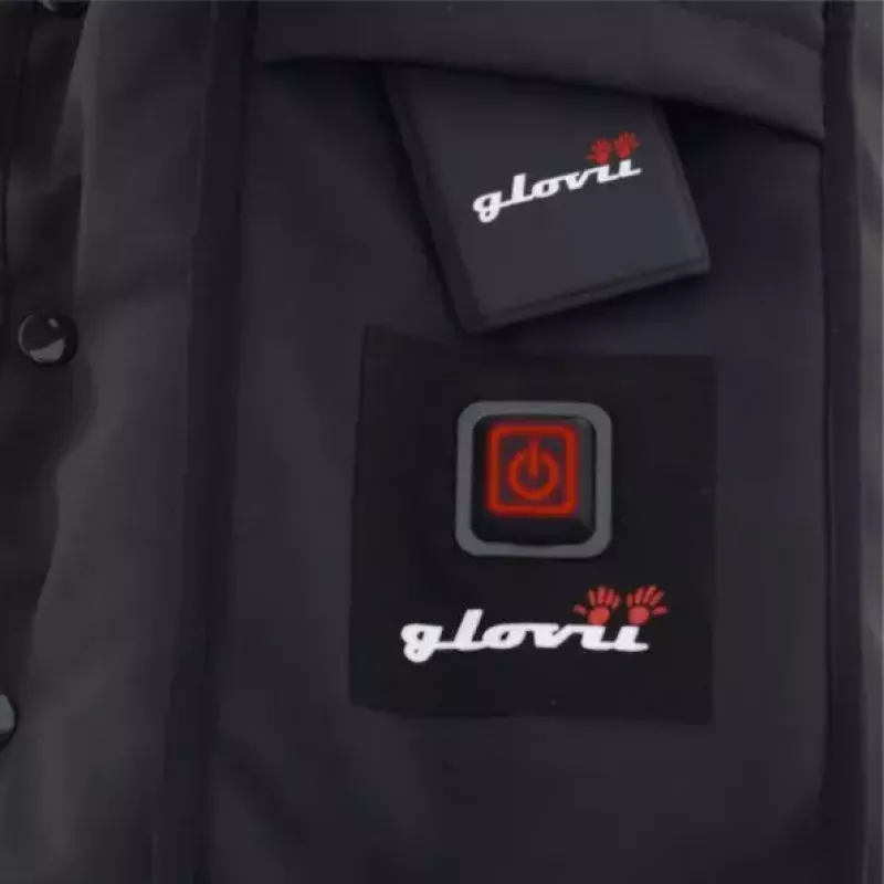 Back protector Glovii GF41 Heated Muff 4in1 Unisex Black Grey