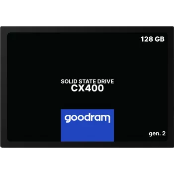 2.5 inch SATA III SSD GOODRAM SSDPR-CX400-128-G2 — 128 GB, 550/460 MB/s, 3D TLC NAND