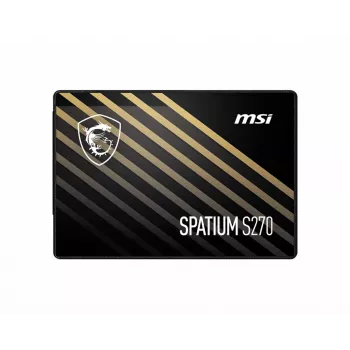 2.5 inch SATA III SSD MSI SPATIUM S270 240GB — 3D NAND, 6 Gbit/s, 400 MB/s