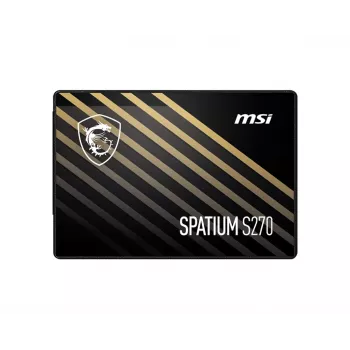 2.5 inch SATA III SSD MSI SPATIUM S270 960GB — 500 MB/s read, 450 MB/s write, 3D NAND