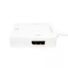 LogiLink CV0045A Mini DisplayPort to HDMI/DVI/DisplayPort Adapter, 4K, 0.15 m, White