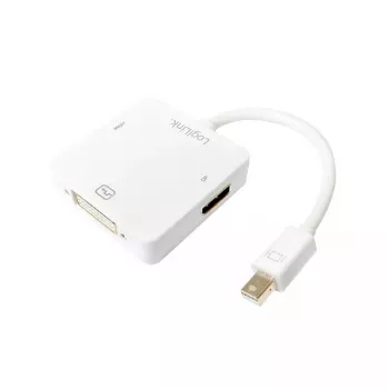 Video cable adapter LogiLink CV0045A 0.15 m White