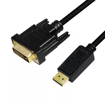 Video Cable Adapter LogiLink CV0130 1m DisplayPort DVI Black