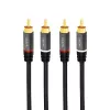 Audio Cable LogiLink CA1208 7.5m 2 x RCA Black