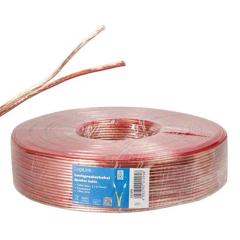 Audio Cable LogiLink CA1078 100m Transparent