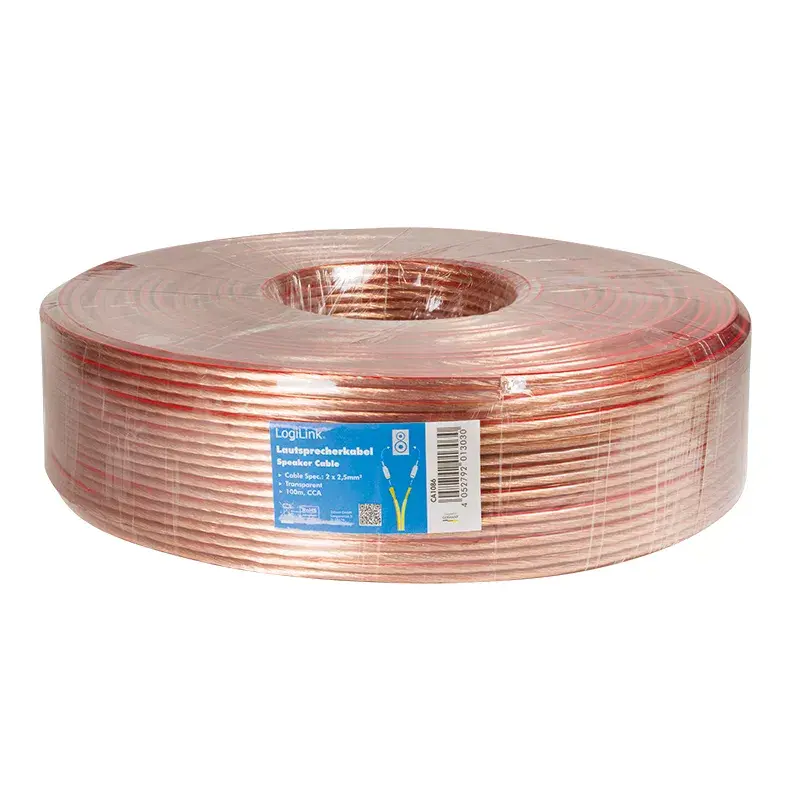 Audio Cable LogiLink CA1086 100m Transparent