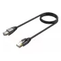 Networking cable UNITEK C18149AGY03-2M RJ-45 Cat8 2m Black