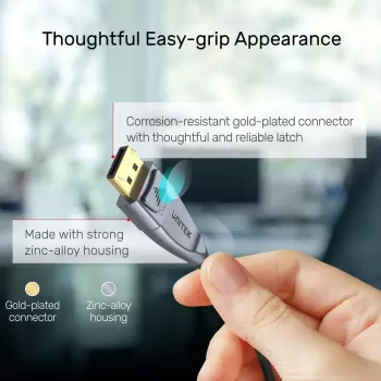 DisplayPort cable UNITEK C1617GY 15 m