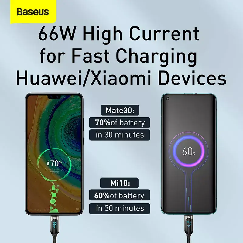 USB cable Baseus CASX020001 1m USB A USB C Black