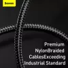 USB cable Baseus CASX020001 1m USB A USB C Black
