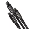 3-in-1 USB Cable Baseus Tungsten Gold CAMLTWJ-01