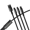 3-in-1 USB Cable Baseus Tungsten Gold CAMLTWJ-01