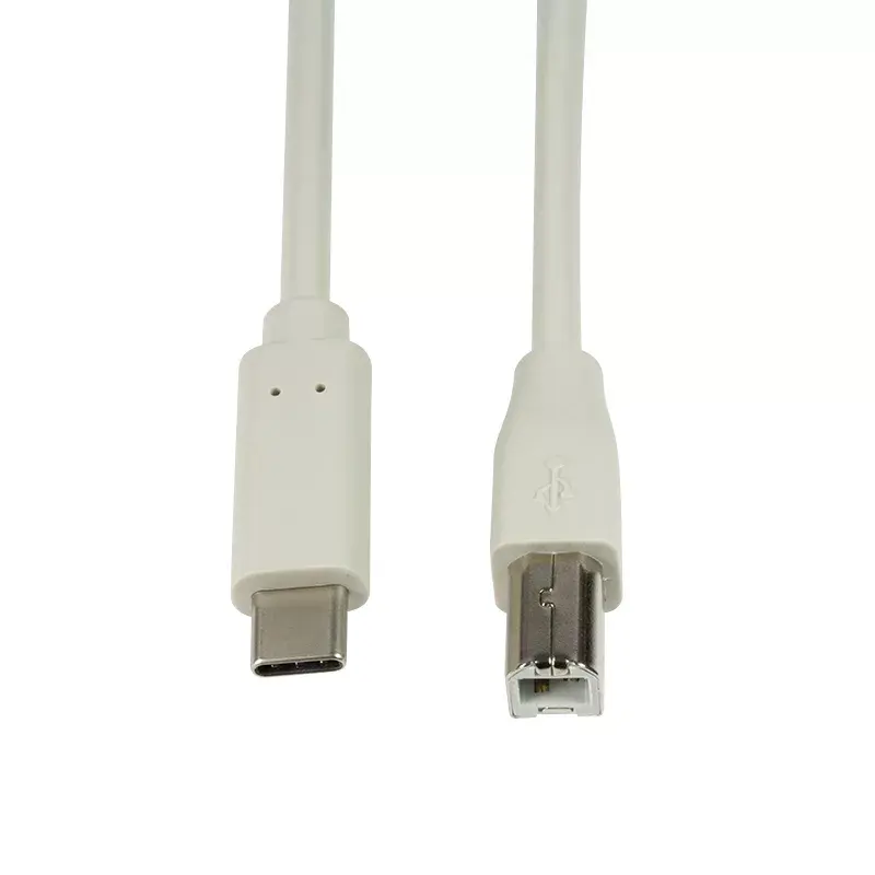USB Cable LogiLink CU0160 USB 2.0 1m USB C USB B White