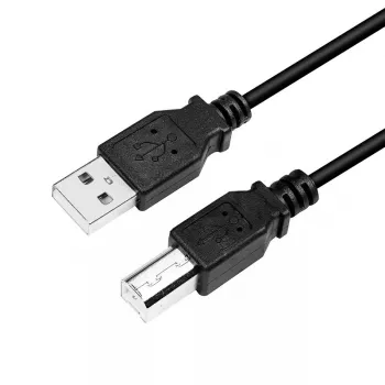 USB Cable LogiLink CU0008B 3m USB A to USB B Black