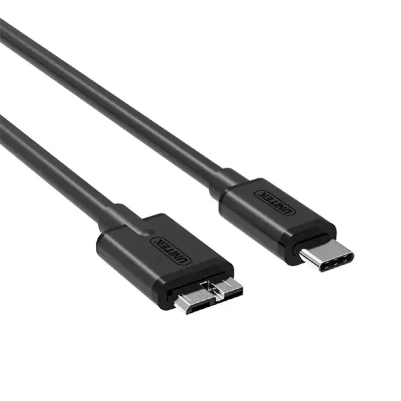 USB Cable UNITEK Y-C475BK USB 3.2 Gen 1 1m USB C Micro-USB B Black