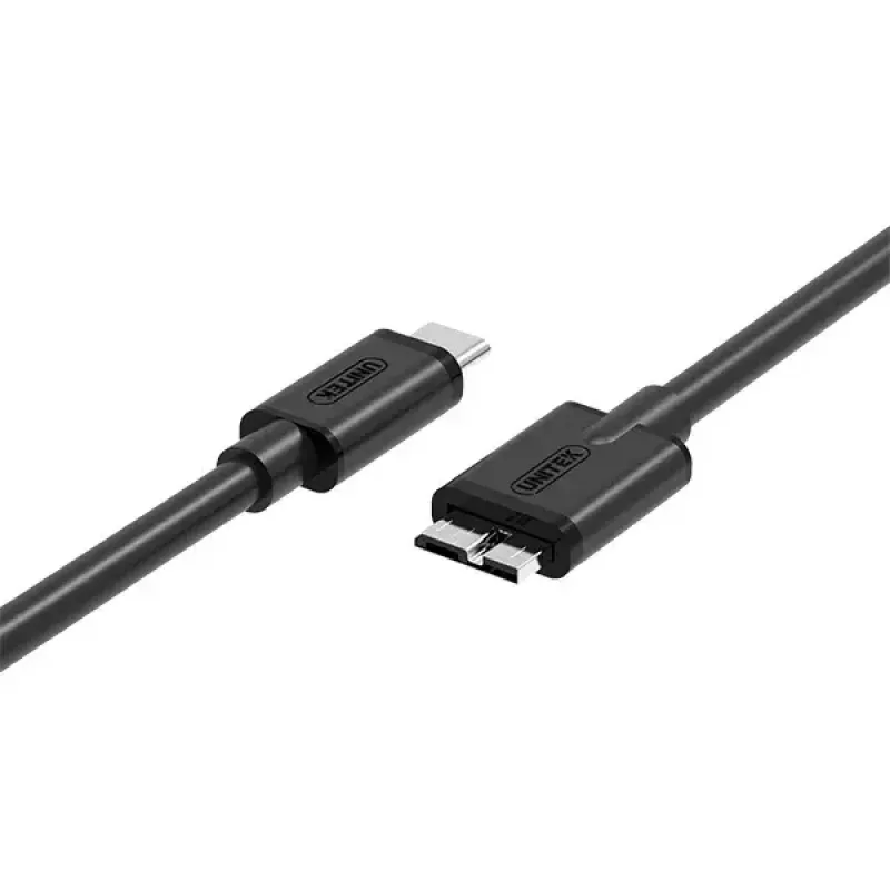 USB Cable UNITEK Y-C475BK USB 3.2 Gen 1 1m USB C Micro-USB B Black