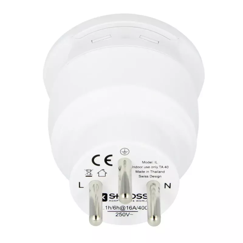 Power Plug Adapter Skross Combo World to Israel