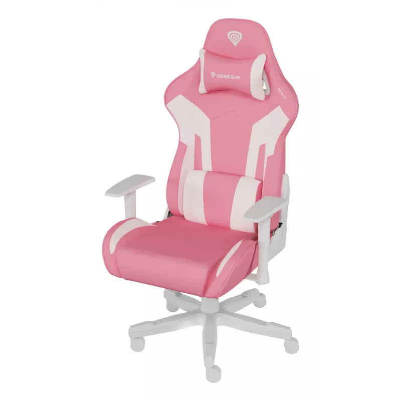 PC gaming chair GENESIS Nitro 710 Air filled seat White 150 kg