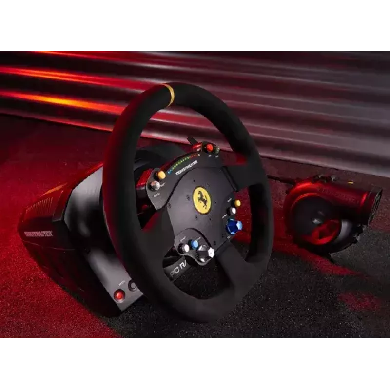 Thrustmaster TS-PC Racer Ferrari 488 Challenge Edition Black USB 2.0 Steering wheel Analogue / Digital
