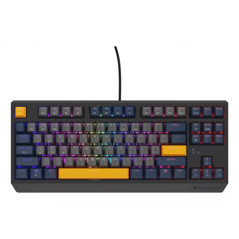 GENESIS Thor 230 TKL keyboard Gaming USB QWERTY English Blue