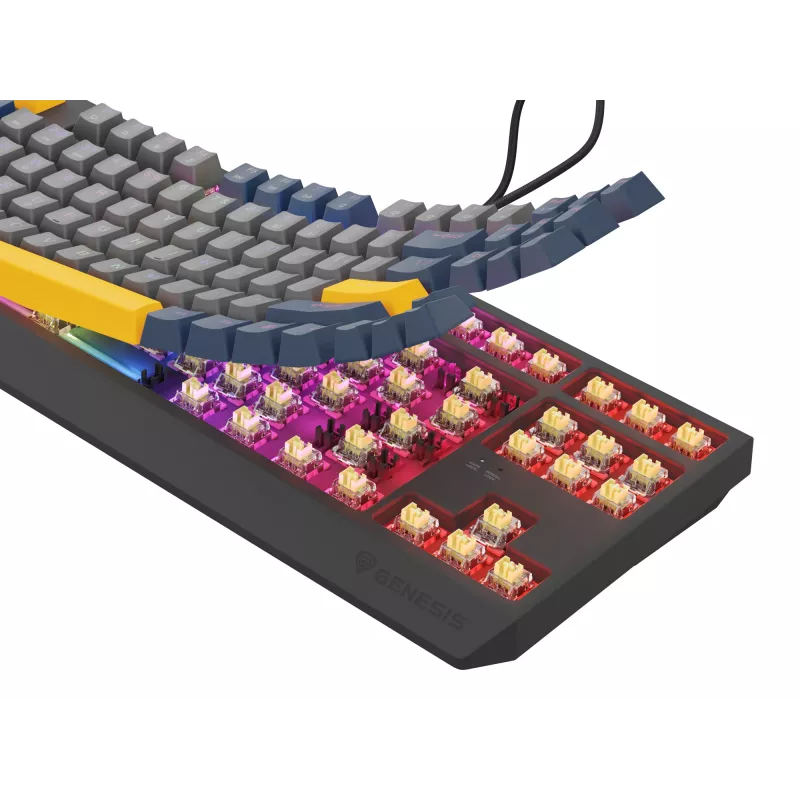 GENESIS Thor 230 TKL keyboard Gaming USB QWERTY English Blue