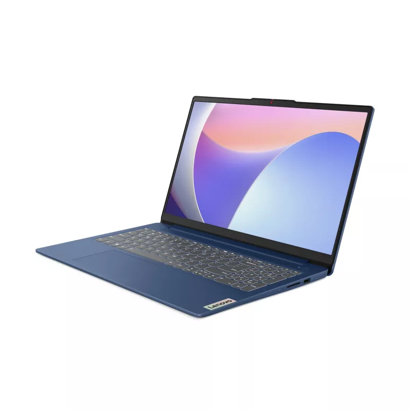 Laptop Lenovo IdeaPad Slim 3 15IRU8 — Intel Core i3-1315U, 15.6 inch FHD, 8 GB LPDDR5, 512 GB SSD, Windows 11 Home, Blue