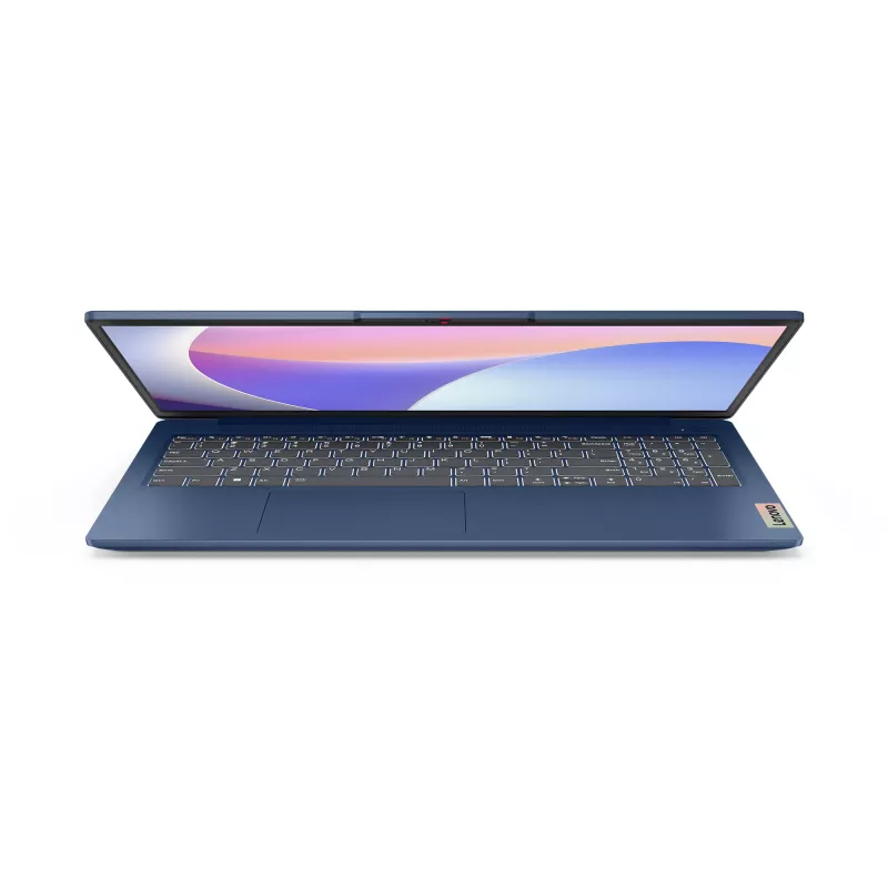 Laptop Lenovo IdeaPad Slim 3 15IRU8 — Intel Core i3-1315U, 15.6 inch FHD, 8 GB LPDDR5, 512 GB SSD, Windows 11 Home, Blue