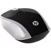 HP Wireless Mouse 200 (Pike Silver), Ambidextrous, Optical, RF Wireless, 1000 DPI, Silver