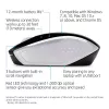 HP Wireless Mouse 200 (Pike Silver), Ambidextrous, Optical, RF Wireless, 1000 DPI, Silver