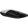 HP Z3700 Silver Wireless Mouse, Ambidextrous, Optical, RF Wireless, 1200 DPI, Silver