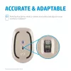HP 410 Slim Silver Bluetooth Mouse, Ambidextrous, Bluetooth, 2000 DPI, Silver