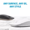 HP 410 Slim Silver Bluetooth Mouse, Ambidextrous, Bluetooth, 2000 DPI, Silver