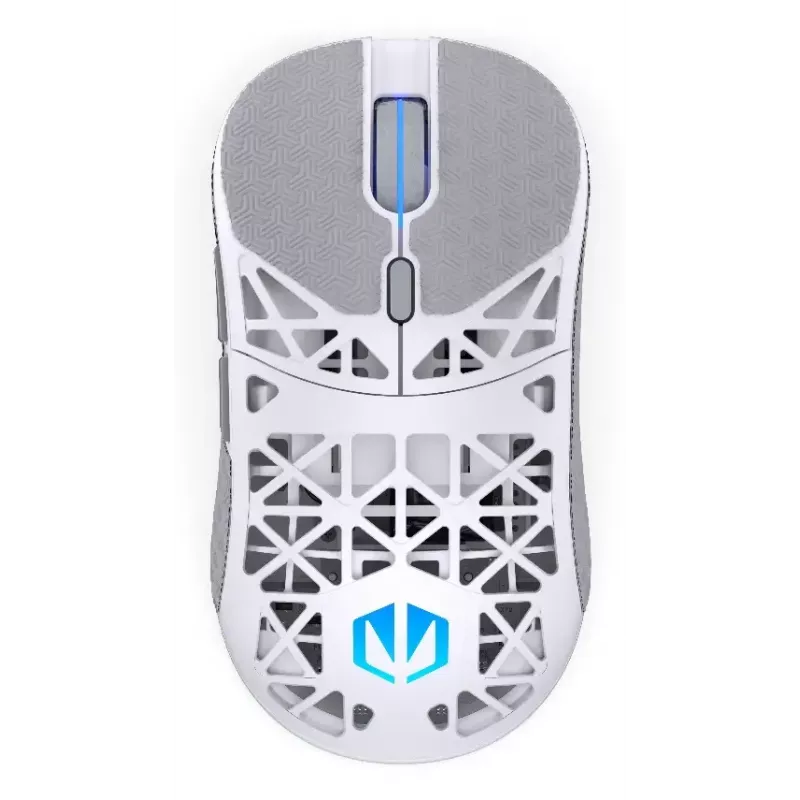 Wireless gaming mouse ENDORFY LIV Onyx White — Bluetooth/2.4GHz, 12000 DPI, ambidextrous, aRGB illumination, 6 buttons, USB-A/USB-C cable
