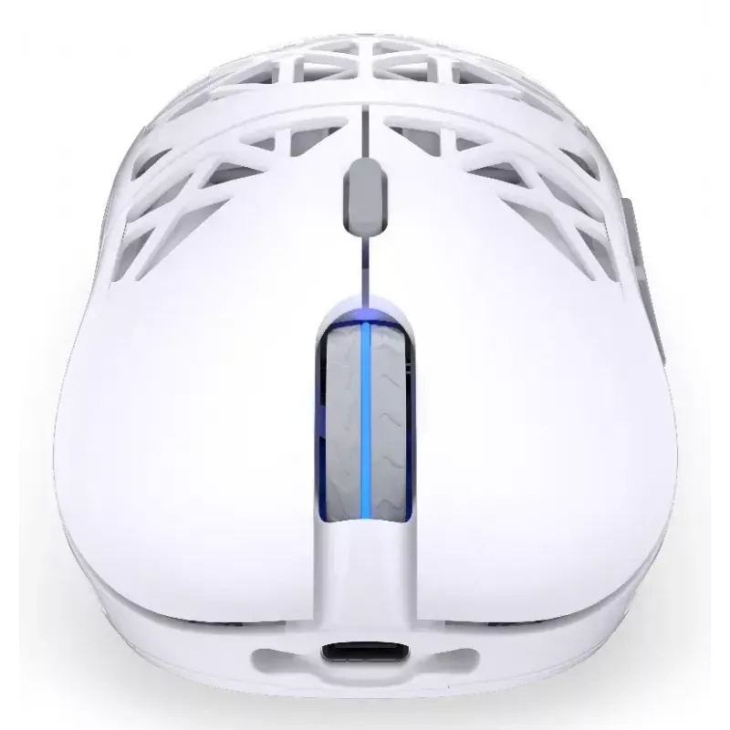 Wireless gaming mouse ENDORFY LIV Onyx White — Bluetooth/2.4GHz, 12000 DPI, ambidextrous, aRGB illumination, 6 buttons, USB-A/USB-C cable