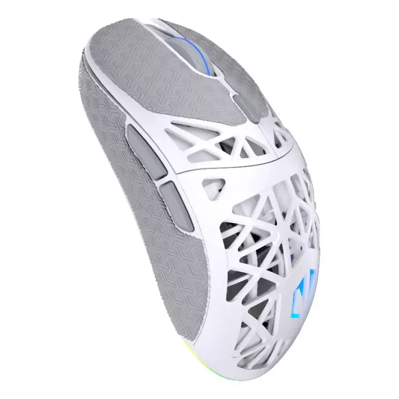 Wireless gaming mouse ENDORFY LIV Onyx White — Bluetooth/2.4GHz, 12000 DPI, ambidextrous, aRGB illumination, 6 buttons, USB-A/USB-C cable