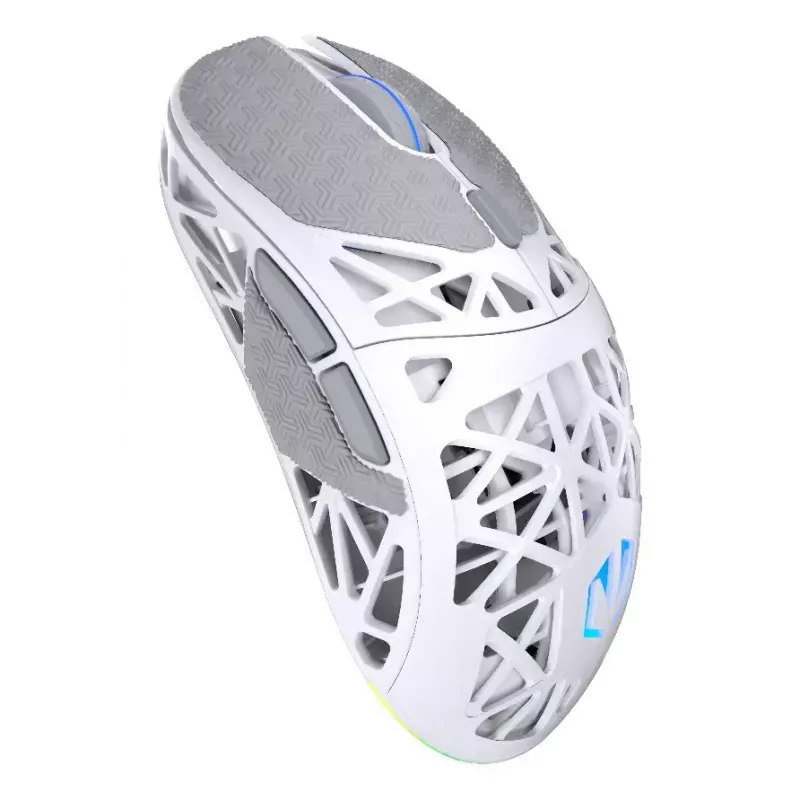 Wireless gaming mouse ENDORFY LIV Onyx White — Bluetooth/2.4GHz, 12000 DPI, ambidextrous, aRGB illumination, 6 buttons, USB-A/USB-C cable