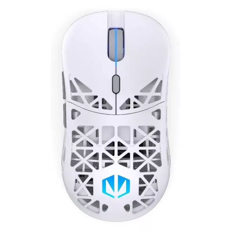 Wireless gaming mouse ENDORFY LIV Onyx White — Bluetooth/2.4GHz, 12000 DPI, ambidextrous, aRGB illumination, 6 buttons, USB-A/USB-C cable
