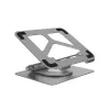 Laptop stand Unitek D1109A — aluminium adjustable stand with USB-C hub, HDMI, Gigabit Ethernet (fits 14 inch–17 inch)
