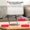 Laptop stand Unitek D1109A — aluminium adjustable stand with USB-C hub, HDMI, Gigabit Ethernet (fits 14 inch–17 inch)