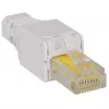 Intellinet RJ45 Modular Plug, Toolless Connector, Cat5/5e/6, 22-26 AWG solid and stranded UTP cables
