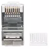 Intellinet RJ45 Modular Plugs Pro Line, Cat6, STP, 3-prong, for solid and stranded wire, 50 µ gold-plated contacts, 90 pack
