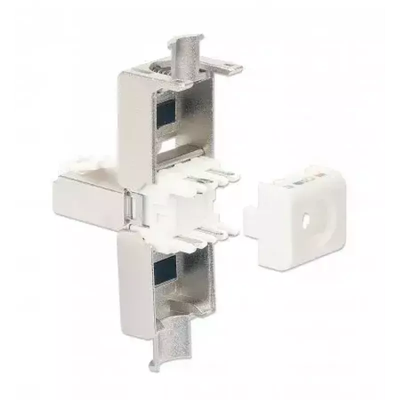Intellinet Cat6a 10G Shielded Toolless RJ45 Modular Plug STP Gold-plated Contacts