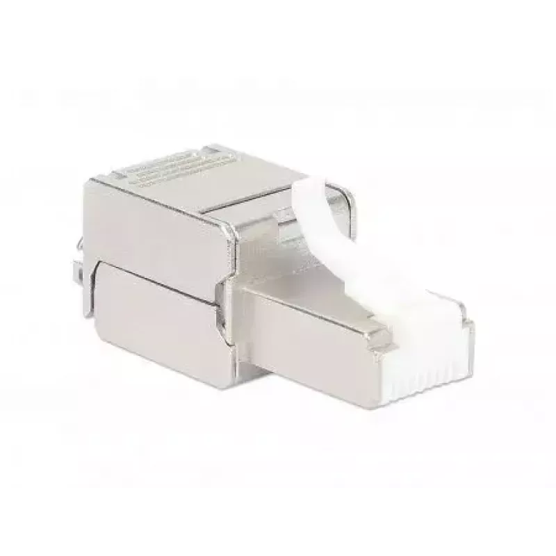 Intellinet Cat6a 10G Shielded Toolless RJ45 Modular Plug STP Gold-plated Contacts