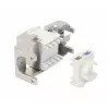 Intellinet Cat8.1 40G Shielded Toolless Keystone Jack RJ-45 Silver