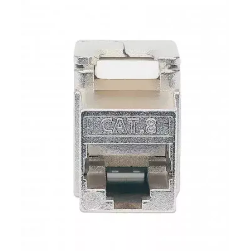 Intellinet Cat8.1 40G Shielded Toolless Keystone Jack RJ-45 Silver